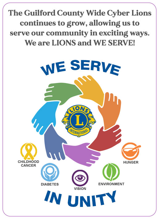 Guilford County Wide Cyber Lions Club North Carolina